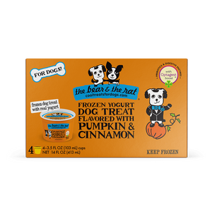 The Bear and The Rat - Frozen Pumpkin Yogurt Dog Treat - PICK UP ONLY