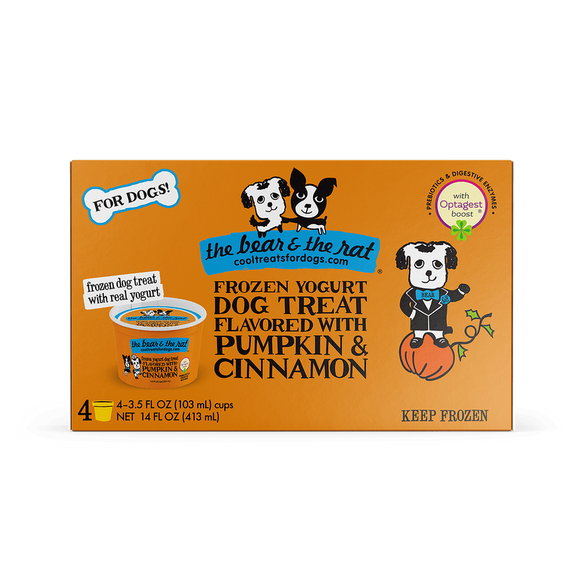The Bear and The Rat - Frozen Pumpkin Yogurt Dog Treat - PICK UP ONLY
