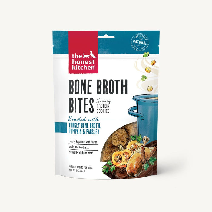 The Honest Kitchen - Bone Broth Bites with Turkey & Pumpkin, 8oz