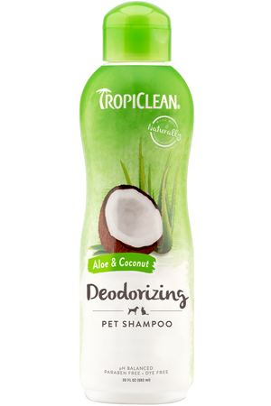 TropiClean - Aloe & Coconut Deodorizing Shampoo for Pets