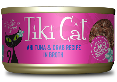 Tiki Cat - Hana Grill Ahi Tuna & Crab in Broth Wet Cat Food