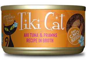 Tiki Cat - Manana Grill Ahi Tuna & Prawns in Broth Wet Cat Food
