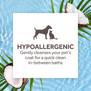 TropiClean - Gentle Coconut Hypoallergen Waterless Shampoo for Pets