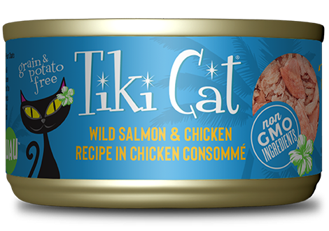 Tiki Cat - Napili Luau Wild Salmon & Chicken Wet Cat Food