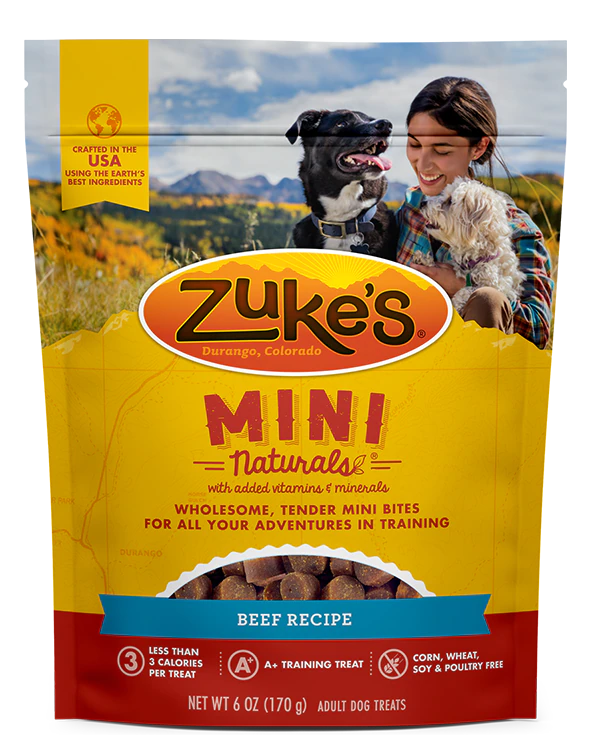 Zuke's - Mini Naturals Beef Recipe Dog Treats